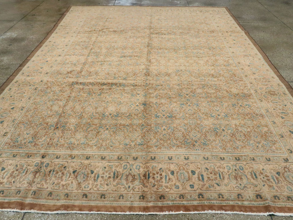 Vintage Persian Mahal Carpet, No.16661 - Galerie Shabab