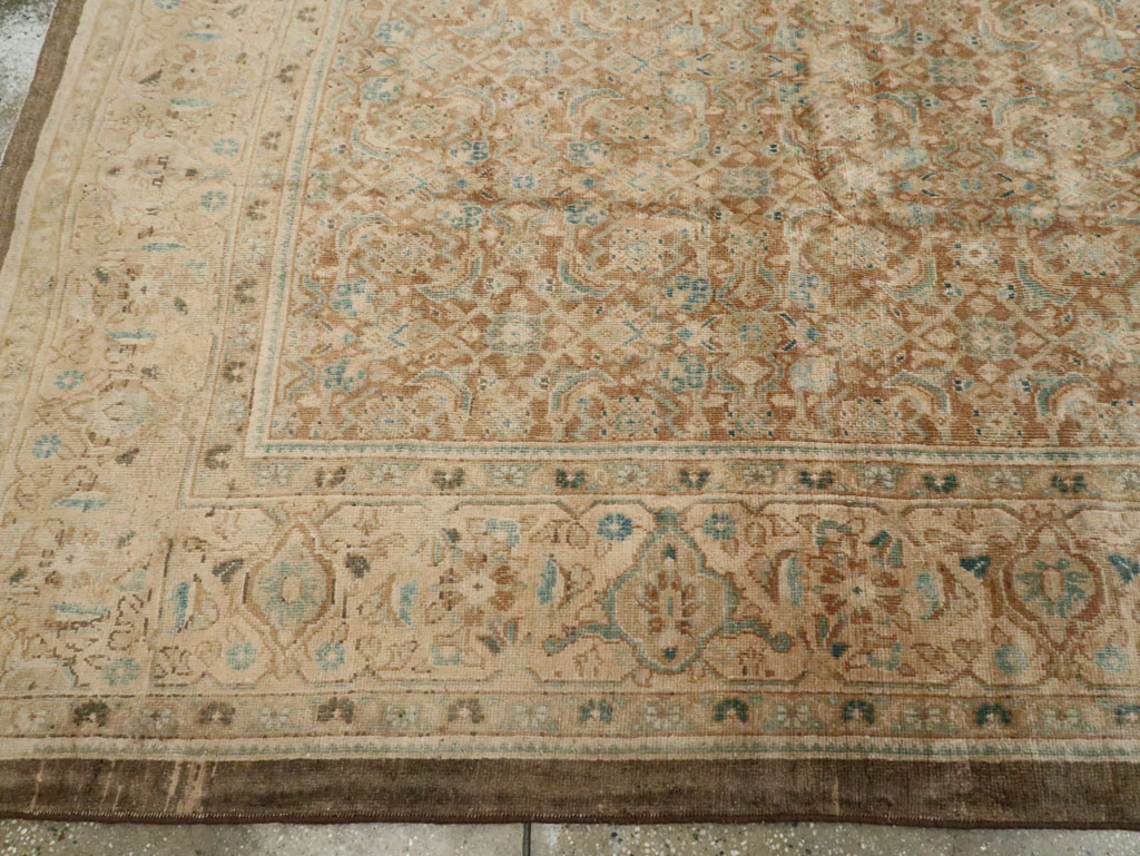 Vintage Persian Mahal Carpet, No.16661 - Galerie Shabab