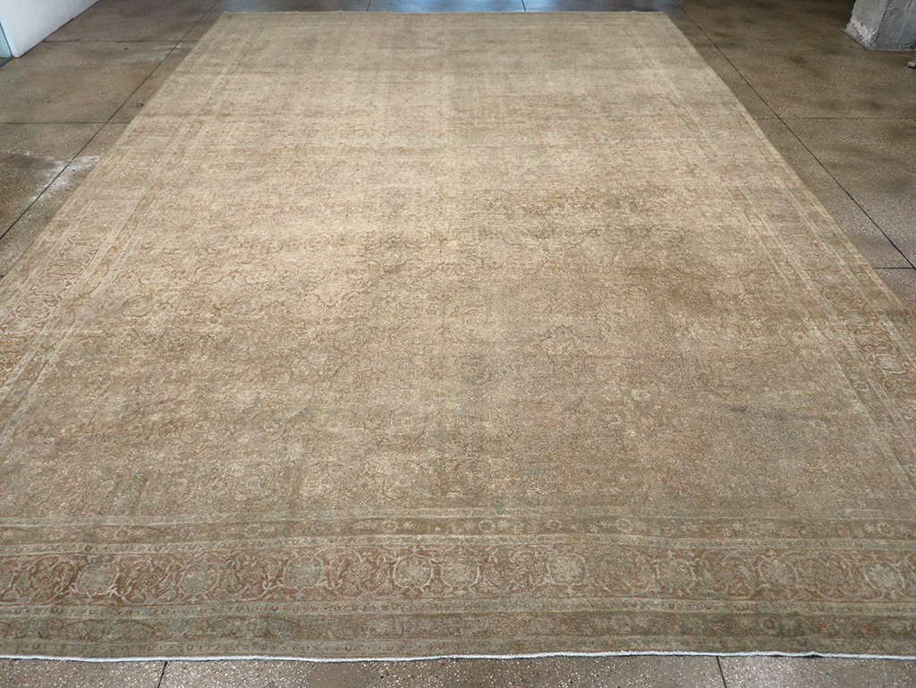 Antique Persian Lavar Kerman Oversize Carpet, No.16668 - Galerie Shabab