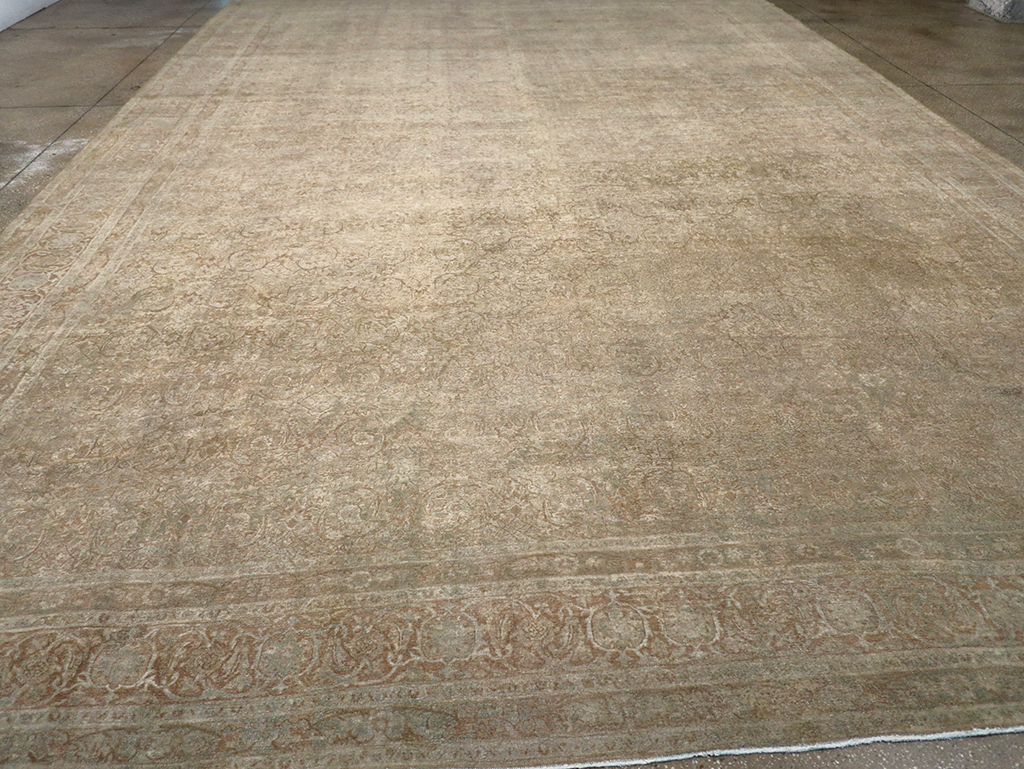 Antique Persian Lavar Kerman Oversize Carpet, No.16668 - Galerie Shabab