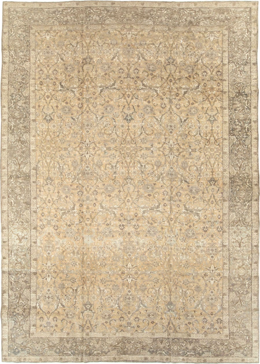 Antique Persian Tabriz Carpet, No.16671 - Galerie Shabab
