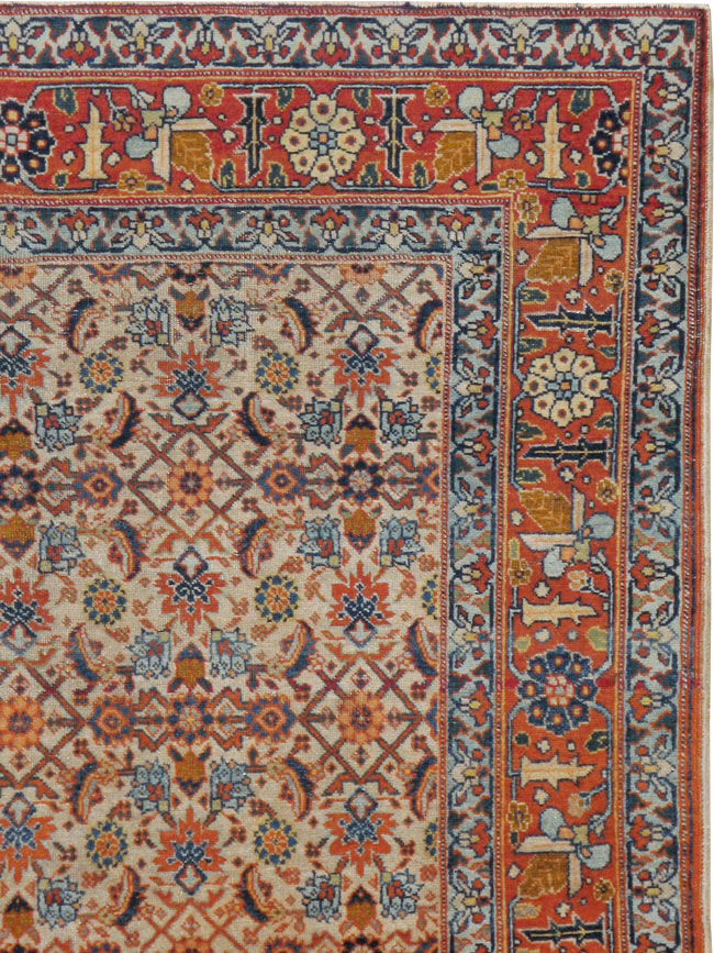 Antique Persian Tabriz Rug, No.16676 - Galerie Shabab