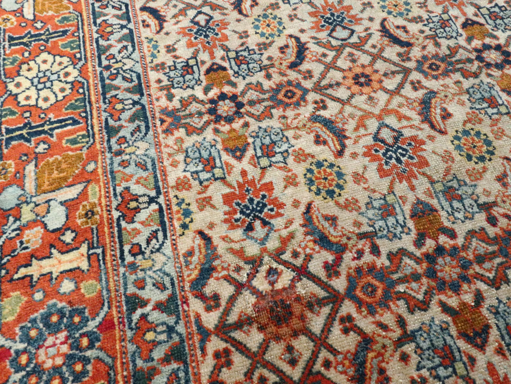 Antique Persian Tabriz Rug, No.16676 - Galerie Shabab