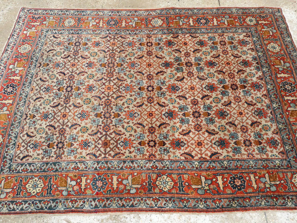Antique Persian Tabriz Rug, No.16676 - Galerie Shabab