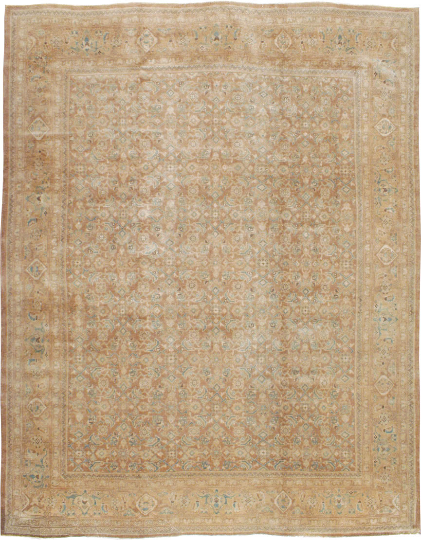 Vintage Persian Mahal Carpet, No.16681 - Galerie Shabab