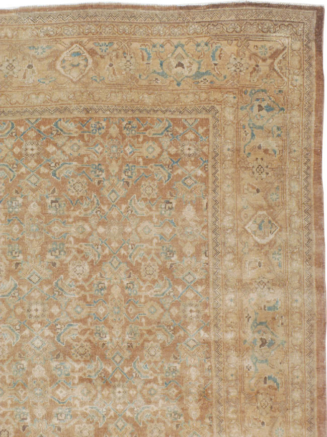 Vintage Persian Mahal Carpet, No.16681 - Galerie Shabab