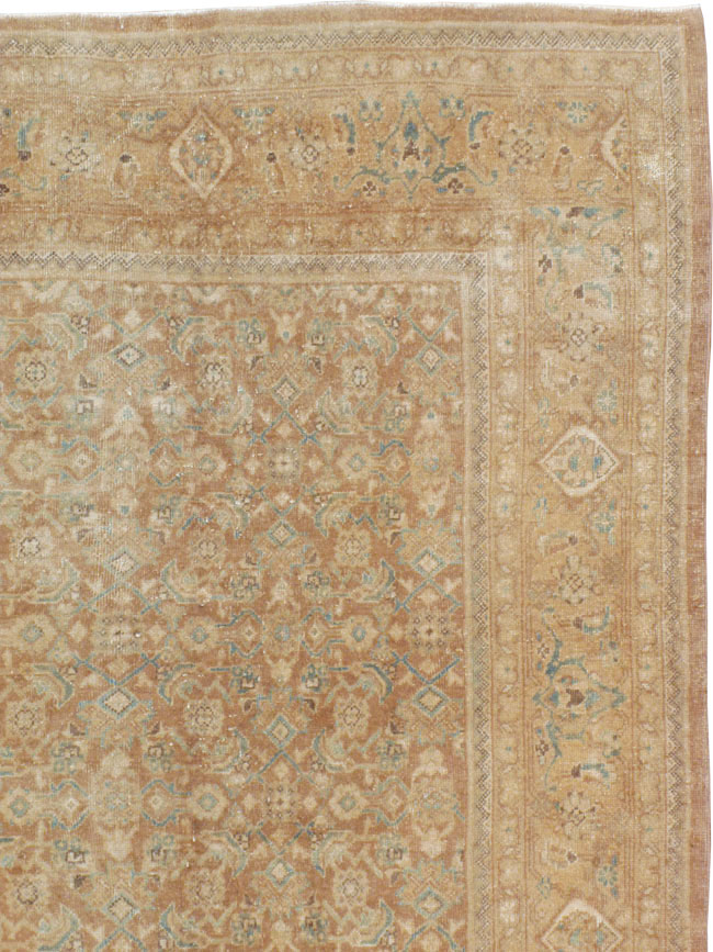 Vintage Persian Mahal Carpet, No.16681 - Galerie Shabab