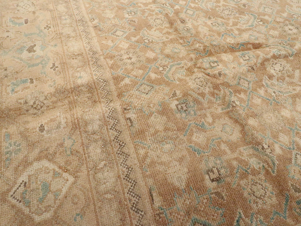 Vintage Persian Mahal Carpet, No.16681 - Galerie Shabab