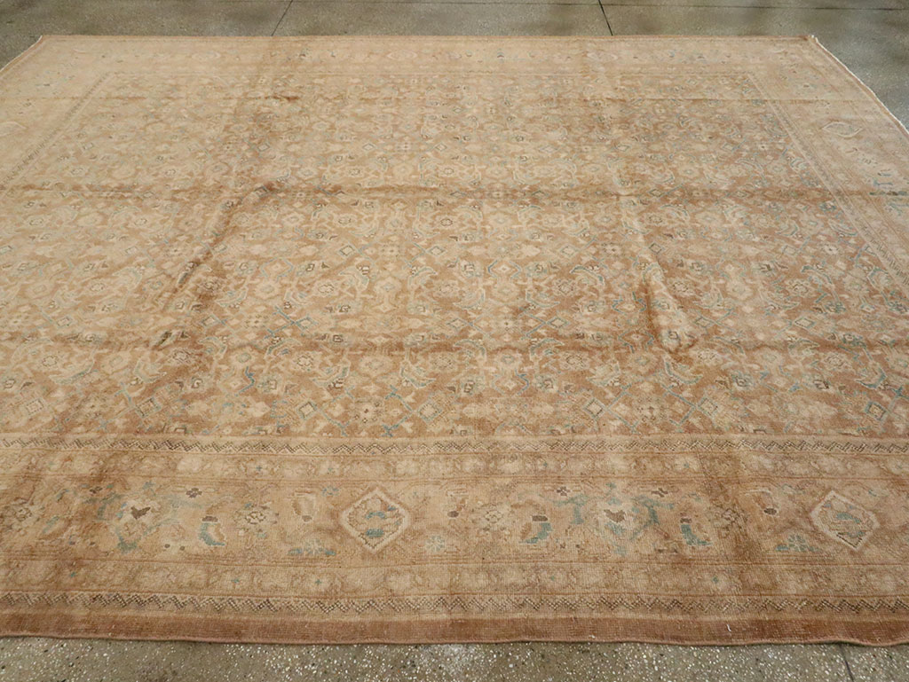 Vintage Persian Mahal Carpet, No.16681 - Galerie Shabab