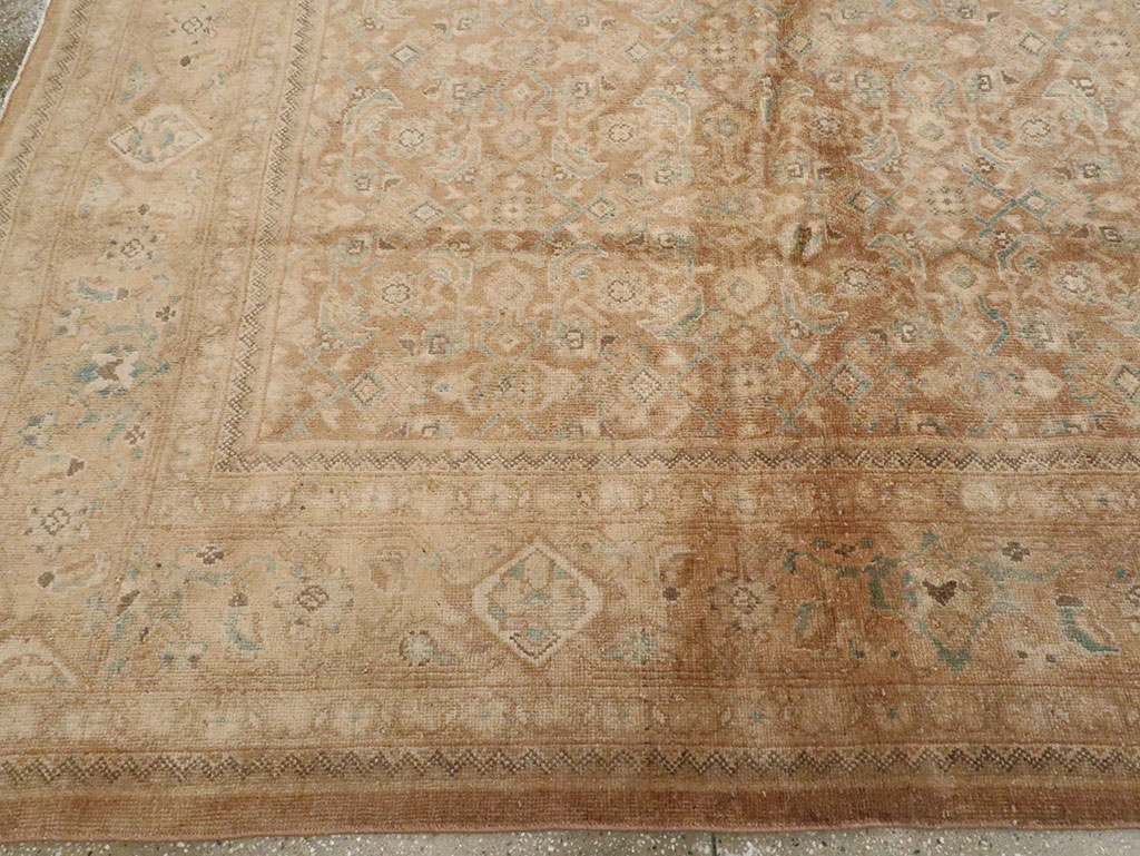 Vintage Persian Mahal Carpet, No.16681 - Galerie Shabab