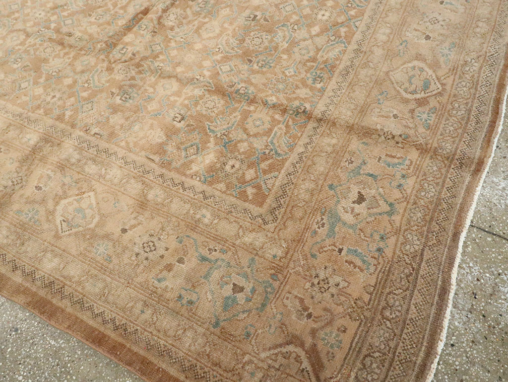 Vintage Persian Mahal Carpet, No.16681 - Galerie Shabab