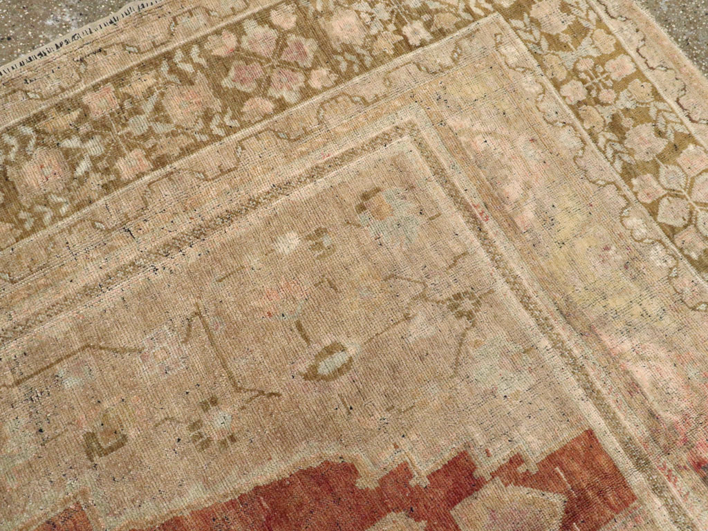 Antique Turkish Oushak Carpet, No.16688 - Galerie Shabab