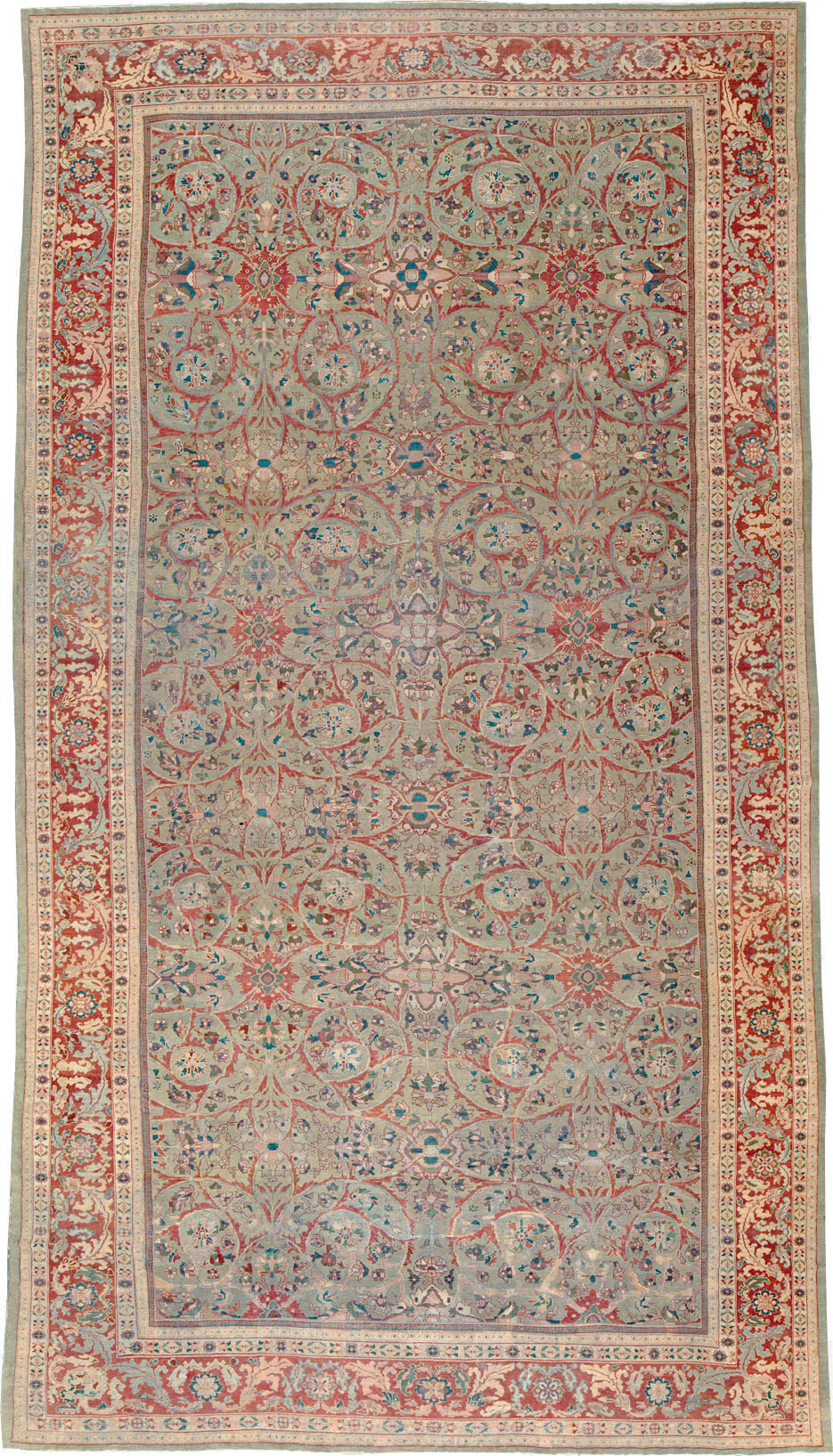 Antique Persian Sultanbad Carpet, No.16722 - Galerie Shabab