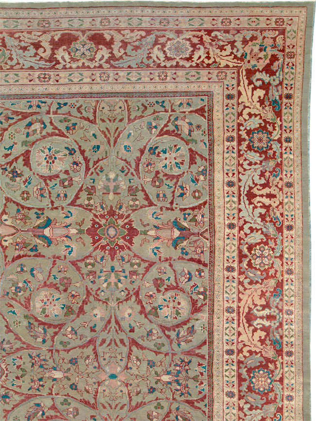 Antique Persian Sultanbad Carpet, No.16722 - Galerie Shabab