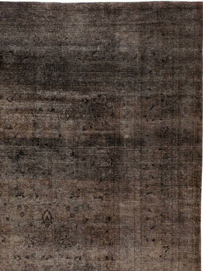 Antique Persian Over-dye Mashad Carpet, No.16726 - Galerie Shabab