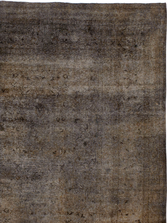 Antique Persian Over-dye Mashad Carpet, No.16726 - Galerie Shabab