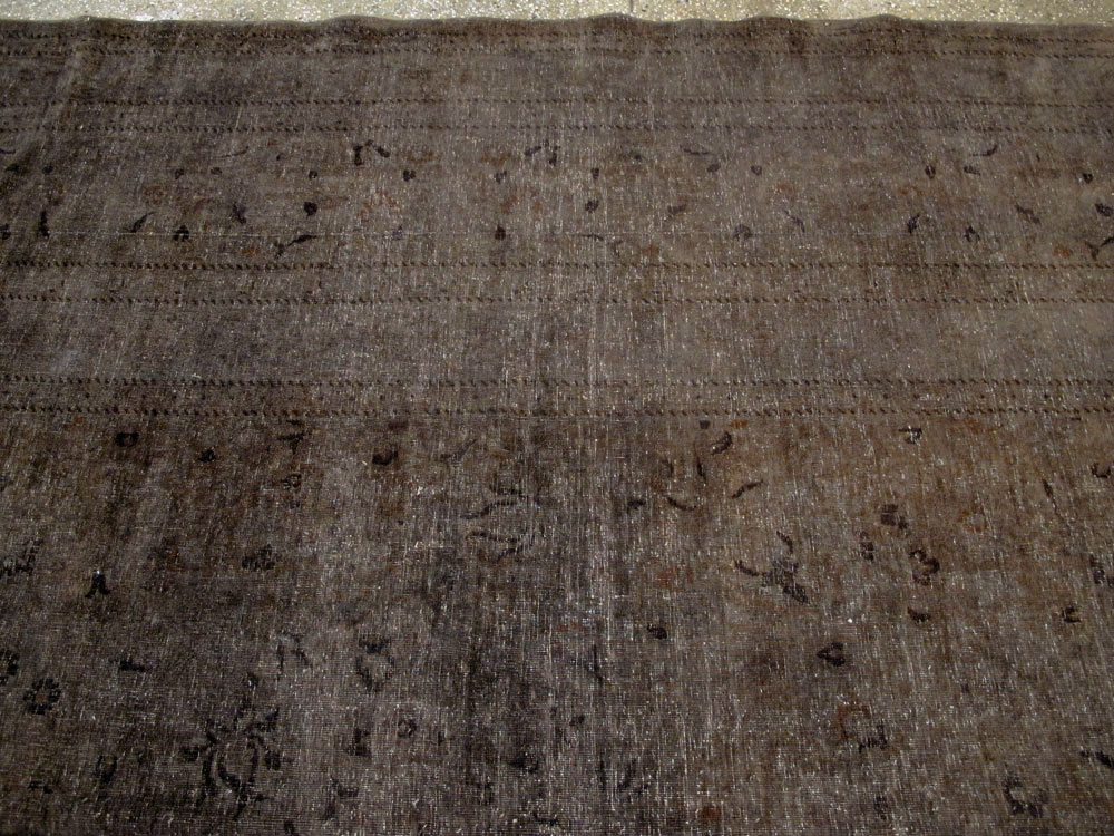 Antique Persian Over-dye Mashad Carpet, No.16726 - Galerie Shabab