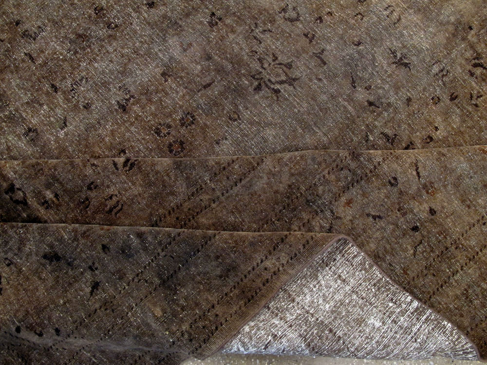 Antique Persian Over-dye Mashad Carpet, No.16726 - Galerie Shabab