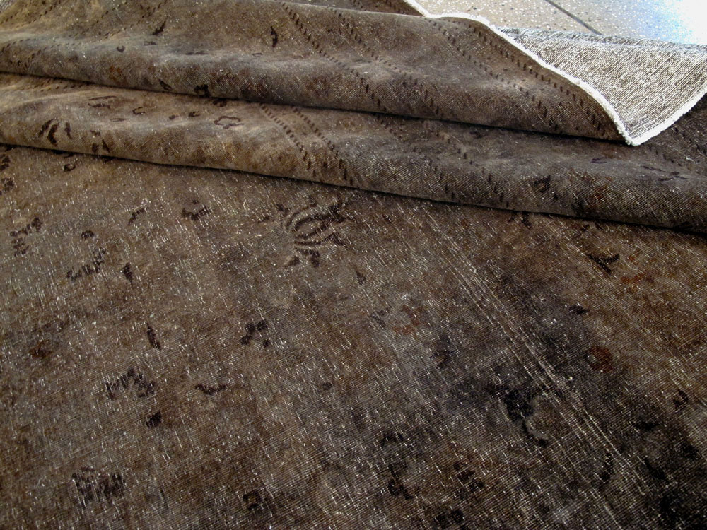 Antique Persian Over-dye Mashad Carpet, No.16726 - Galerie Shabab