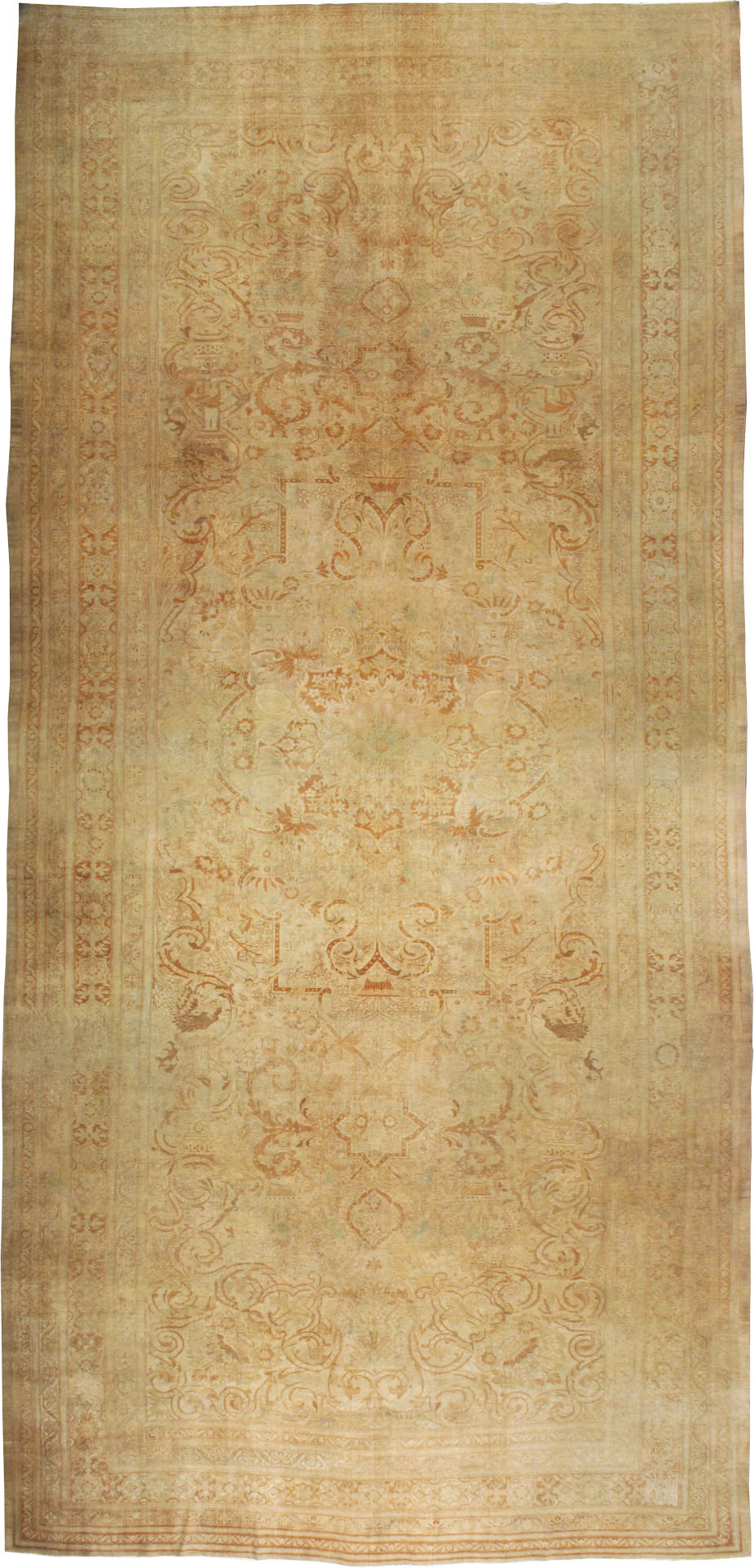 Antique Persian Mashad Carpet, No.16734 - Galerie Shabab
