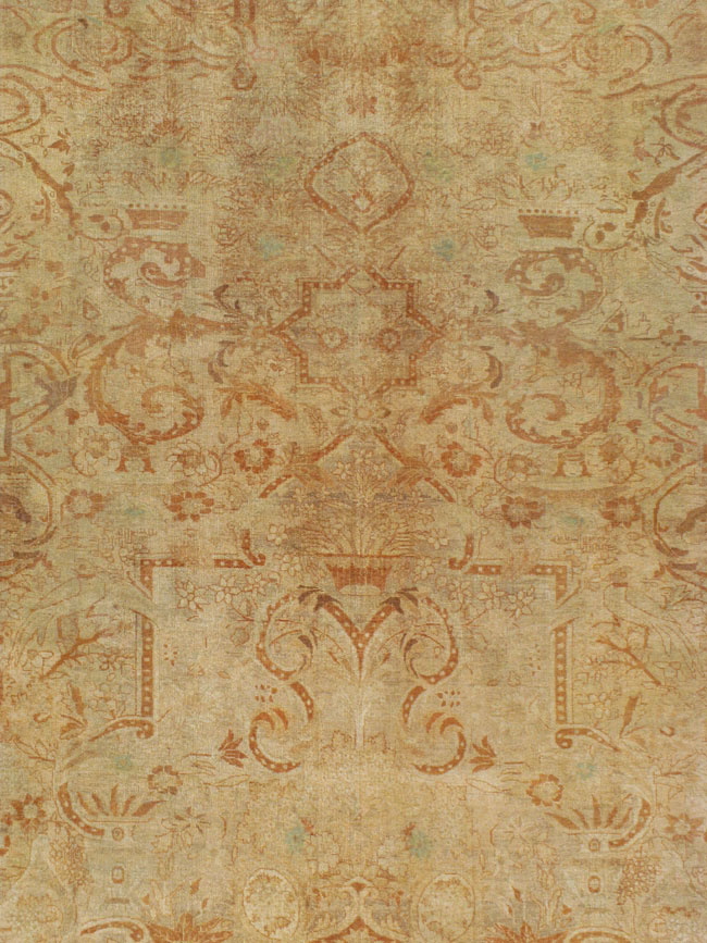 Antique Persian Mashad Carpet, No.16734 - Galerie Shabab