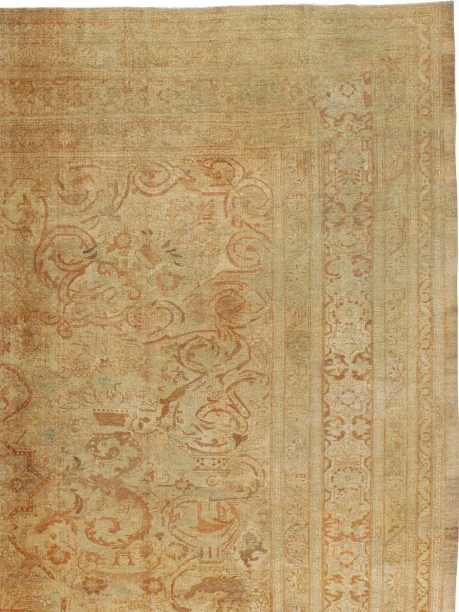 Antique Persian Mashad Carpet, No.16734 - Galerie Shabab
