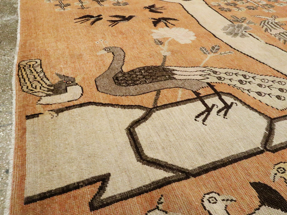 Antique Khotan Pictorial Rug, No.16770 - Galerie Shabab