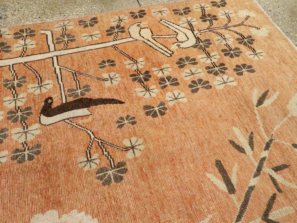 Antique Khotan Pictorial Rug, No.16770 - Galerie Shabab