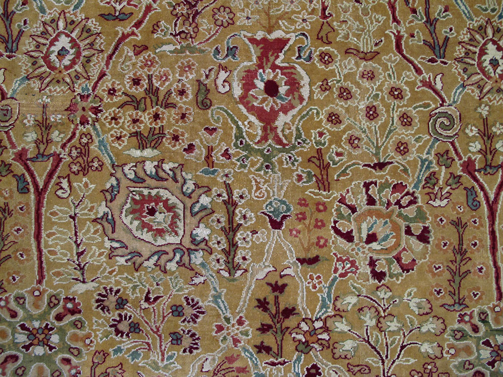 Antique Indian Lahore Carpet, No.16781 - Galerie Shabab