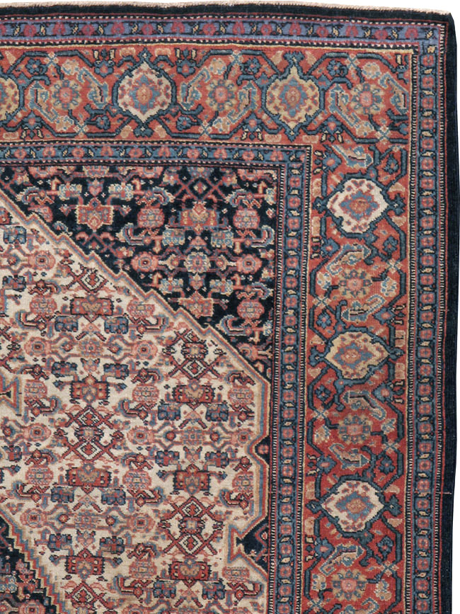 Antique Persian Senneh Rug, No.16799 - Galerie Shabab