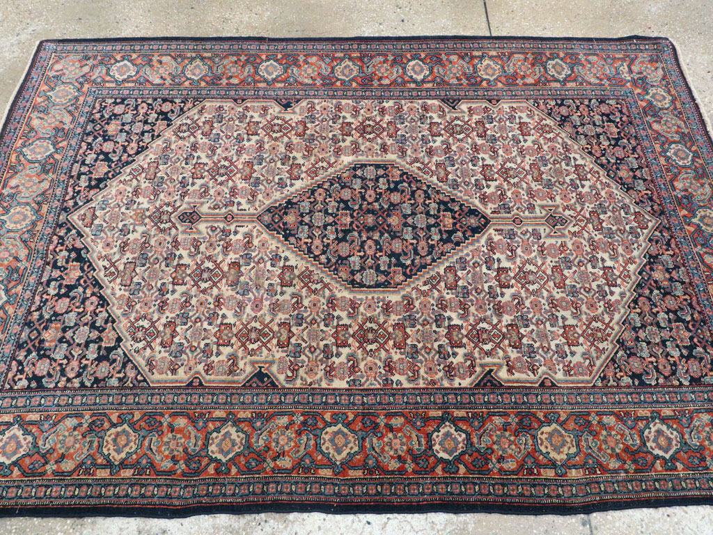 Antique Persian Senneh Rug, No.16799 - Galerie Shabab