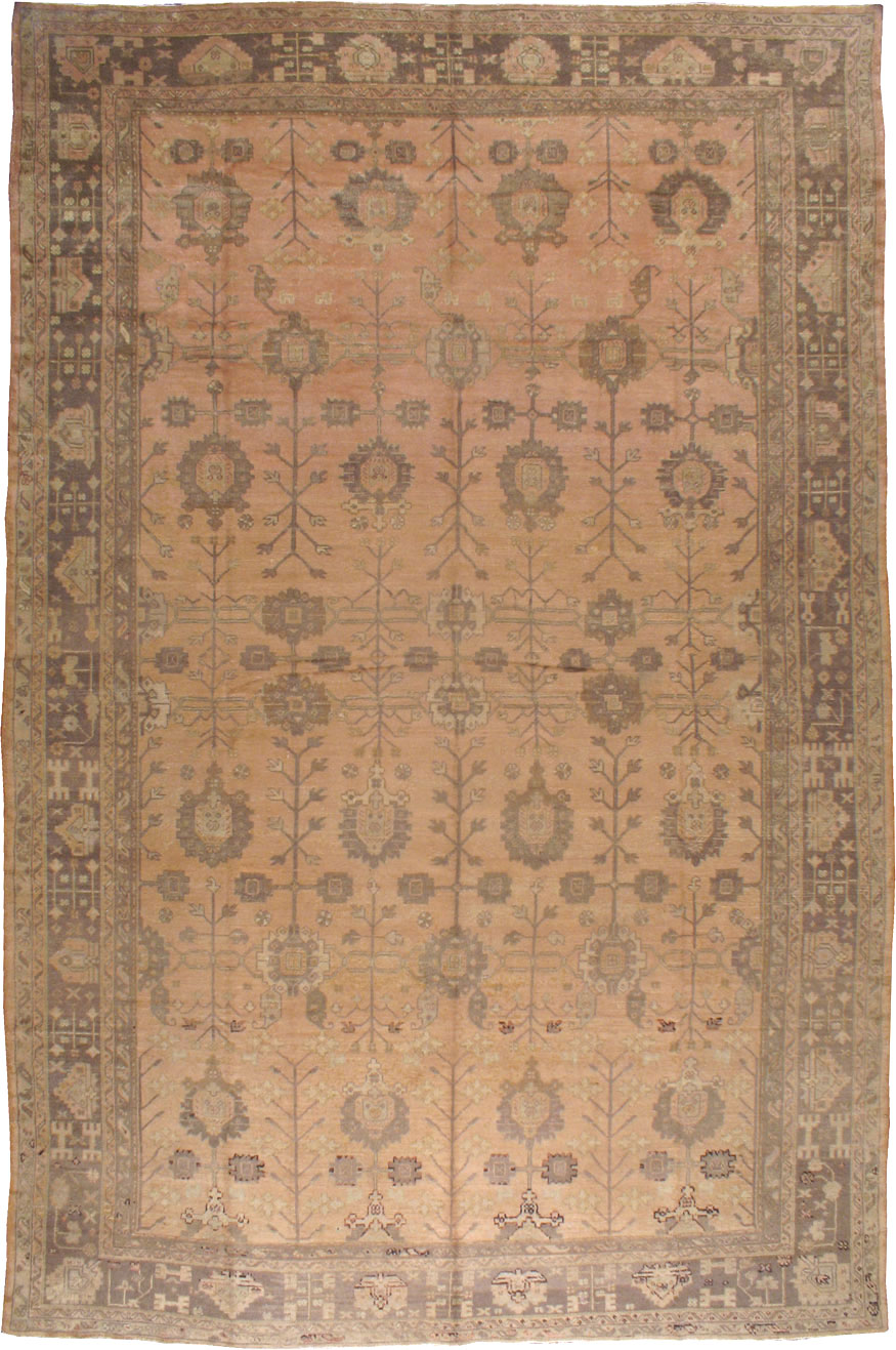 Antique Turkish Oushak Carpet, No.16804 - Galerie Shabab