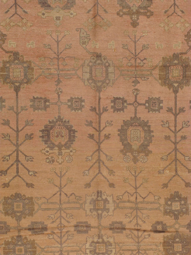 Antique Turkish Oushak Carpet, No.16804 - Galerie Shabab