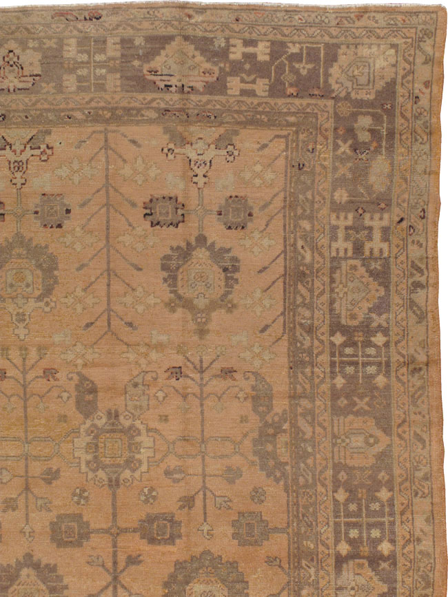 Antique Turkish Oushak Carpet, No.16804 - Galerie Shabab