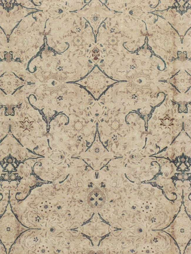 Antique Persian Tabriz Carpet, No.16805 - Galerie Shabab