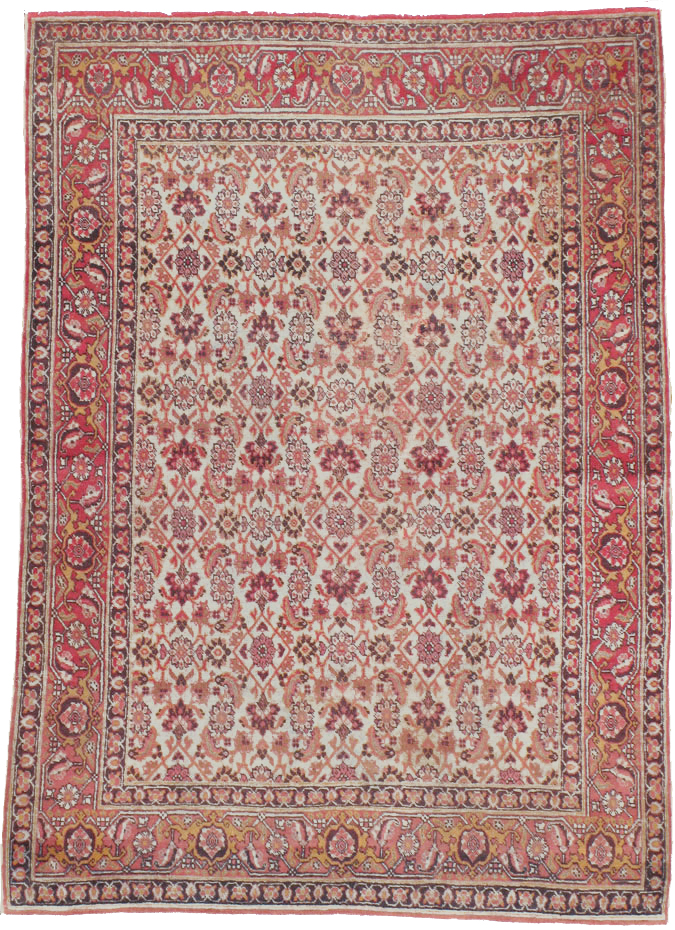 Antique Persian Tabriz Rug, No.16807 - Galerie Shabab