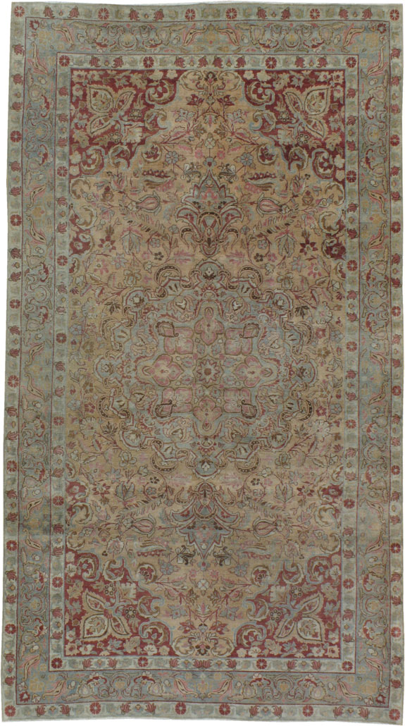 Antique Lavar Kerman Carpet, No.16810 - Galerie Shabab