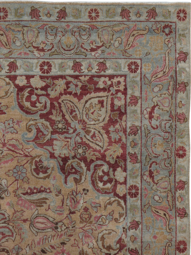 Antique Lavar Kerman Carpet, No.16810 - Galerie Shabab