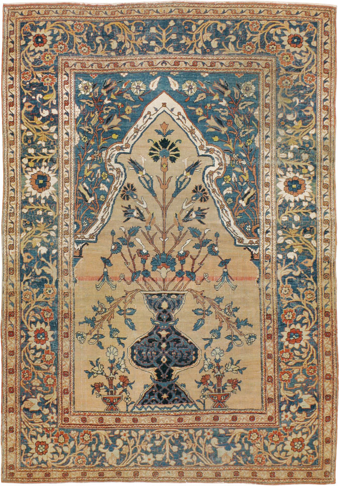 Antique Persian Tabriz Hagi Jalili Rug, No.16811 - Galerie Shabab