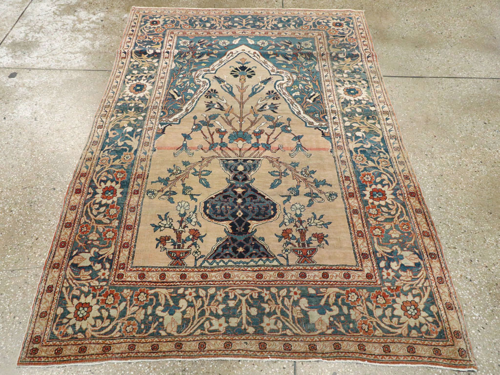 Antique Persian Tabriz Hagi Jalili Rug, No.16811 - Galerie Shabab