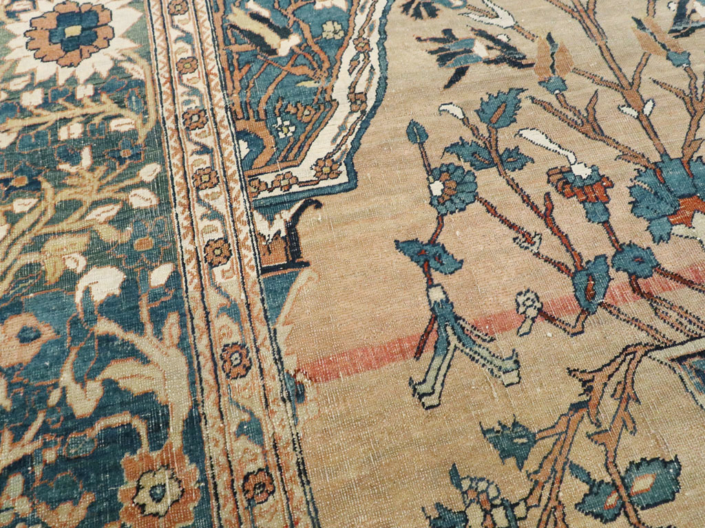 Antique Persian Tabriz Hagi Jalili Rug, No.16811 - Galerie Shabab