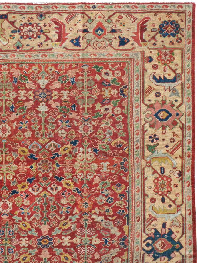Antique Persian Mahal Carpet, No.16823 - Galerie Shabab
