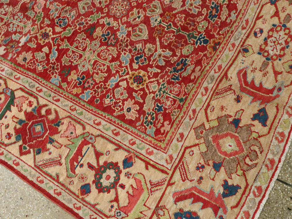 Antique Persian Mahal Carpet, No.16823 - Galerie Shabab
