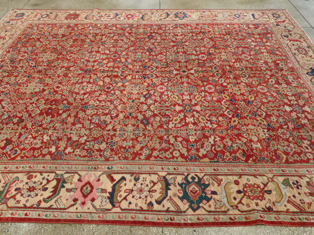 Antique Persian Mahal Carpet, No.16823 - Galerie Shabab