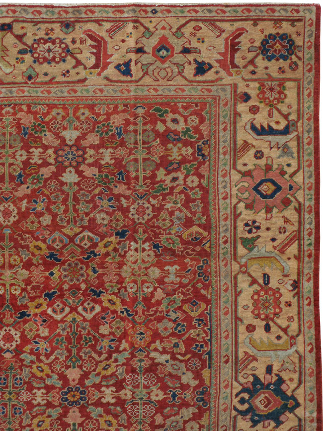 Antique Persian Mahal Carpet, No.16823 - Galerie Shabab