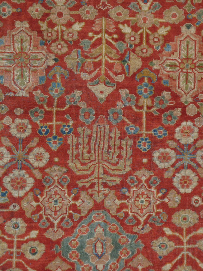 Antique Mahal Carpet, No.16827 - Galerie Shabab