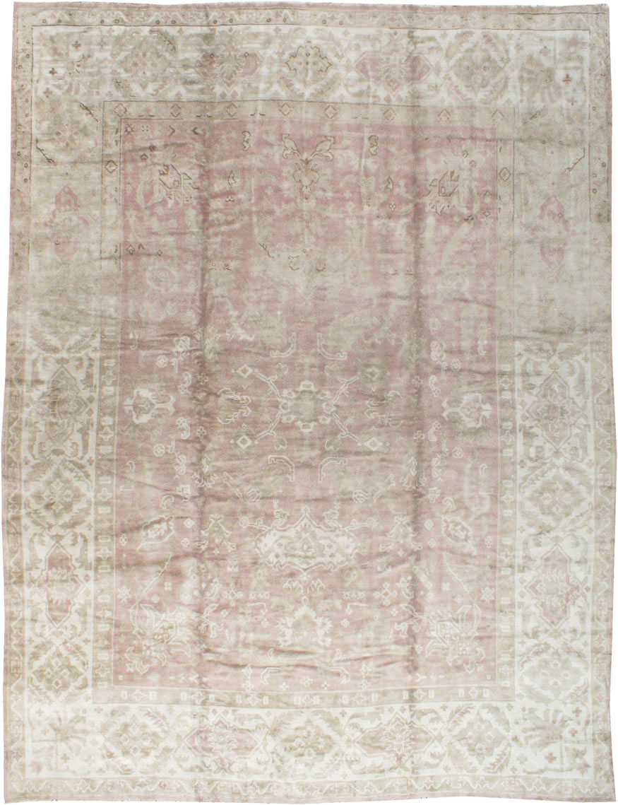 Antique European Oushak Carpet, No.16839 - Galerie Shabab