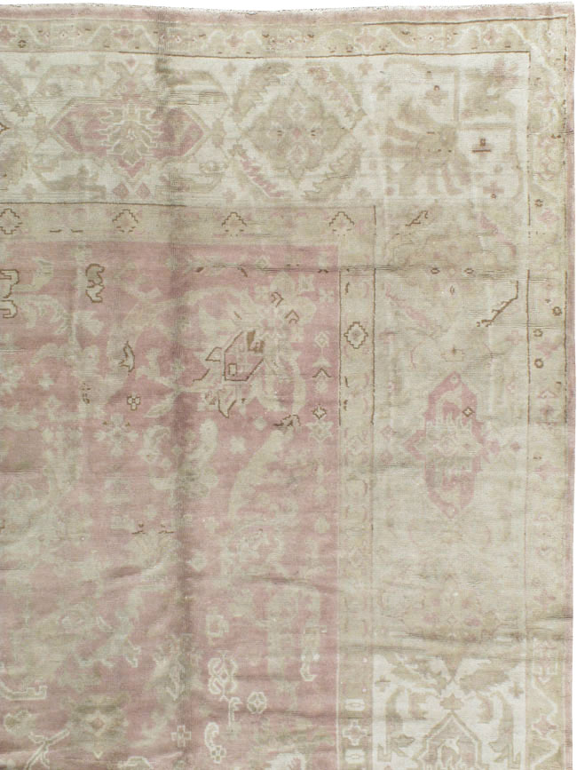 Antique European Oushak Carpet, No.16839 - Galerie Shabab