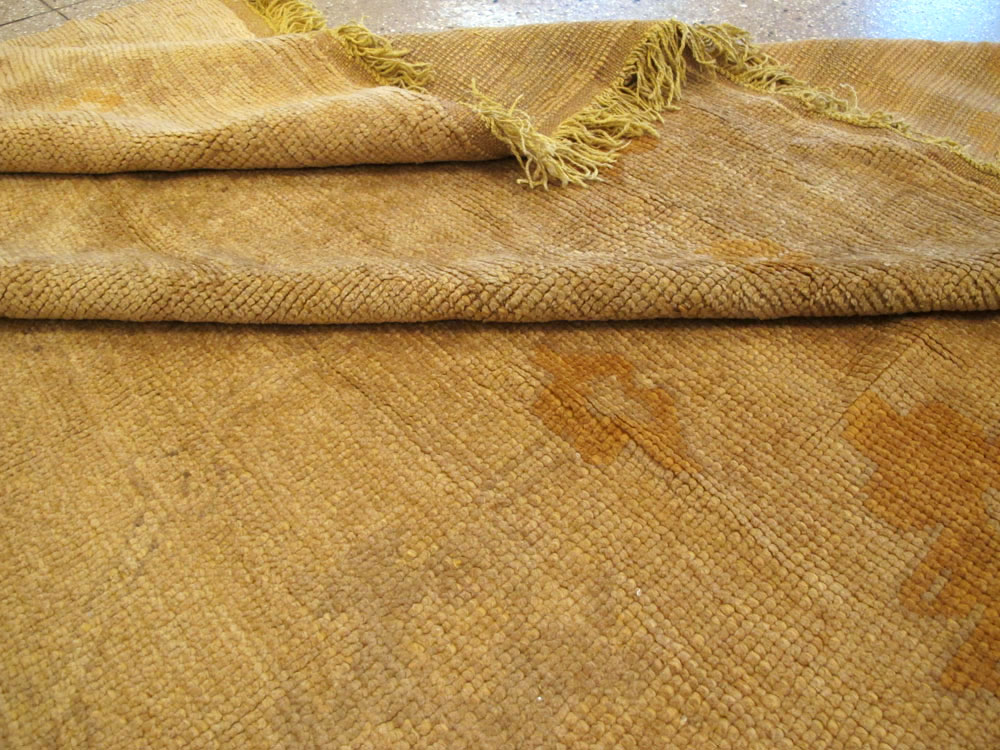 Antique Turkish Oushak Square Carpet, No.16840 - Galerie Shabab