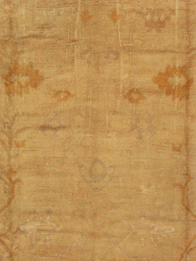 Antique Turkish Oushak Square Carpet, No.16840 - Galerie Shabab